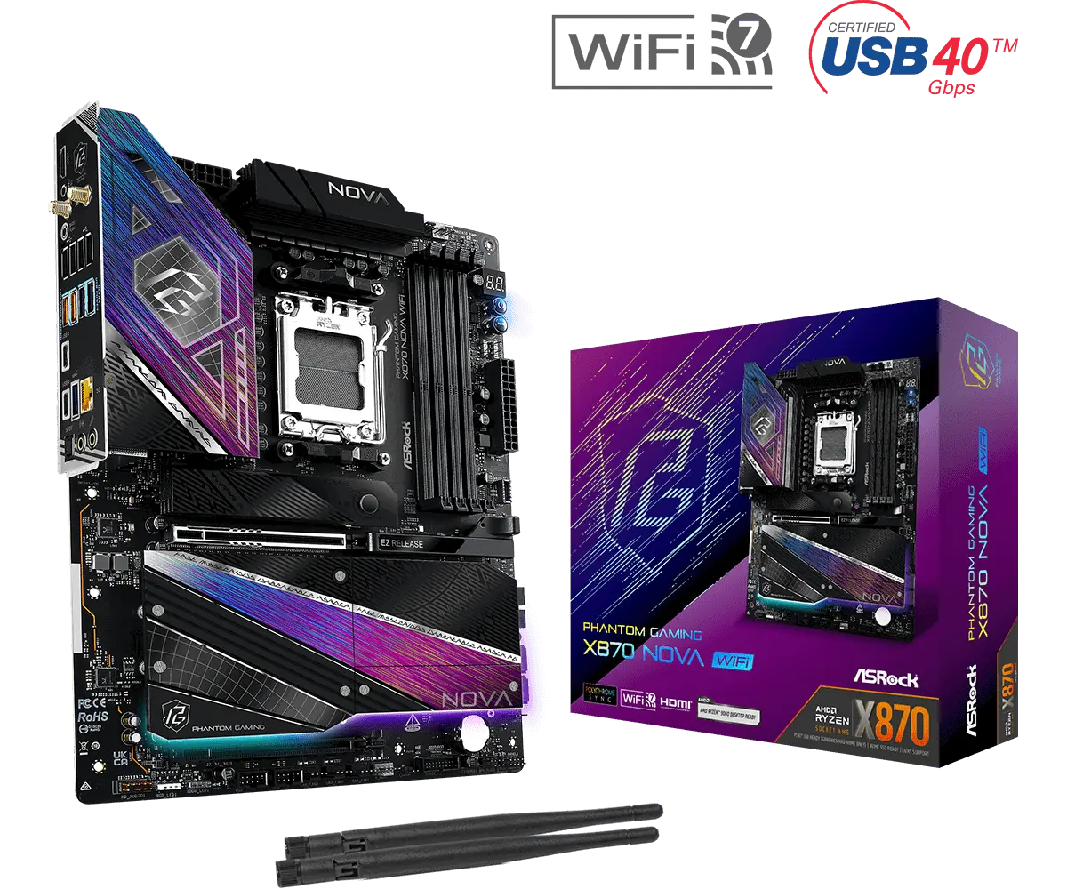 Placă de bază, ASROCK X870 NOVA WIFI /AM5