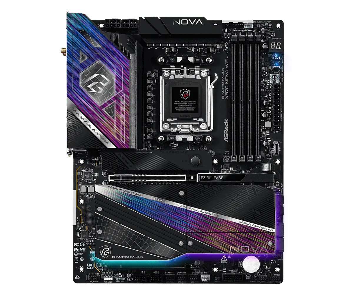 Дънна платка, ASROCK X870 NOVA WIFI /AM5 - image 1