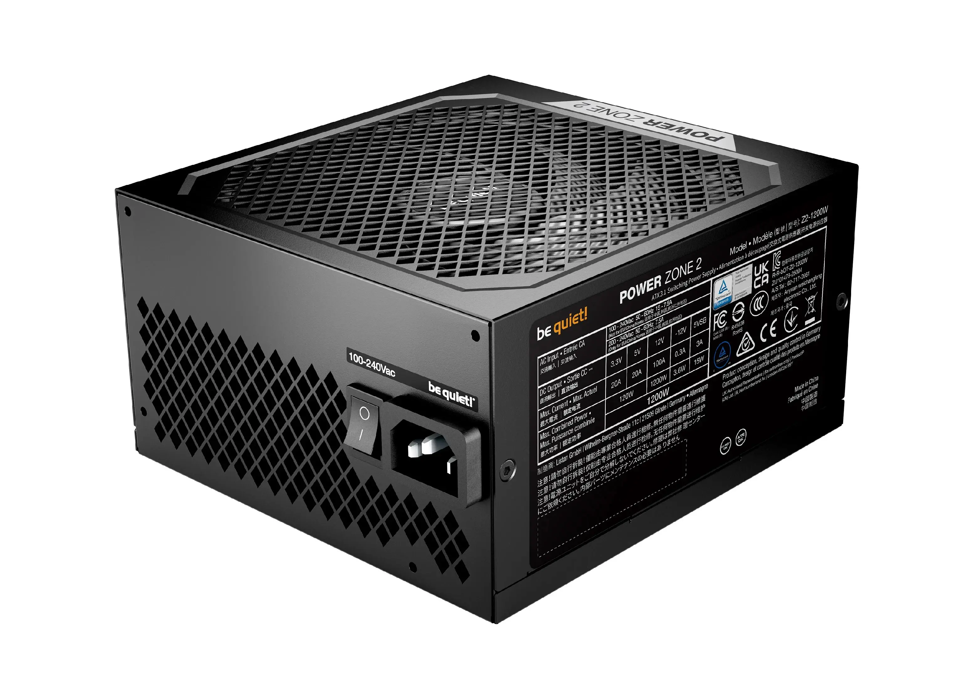 be quiet! sursă de alimentare PSU ATX 3.1 Platinum - POWER ZONE 2 1200W - image 2
