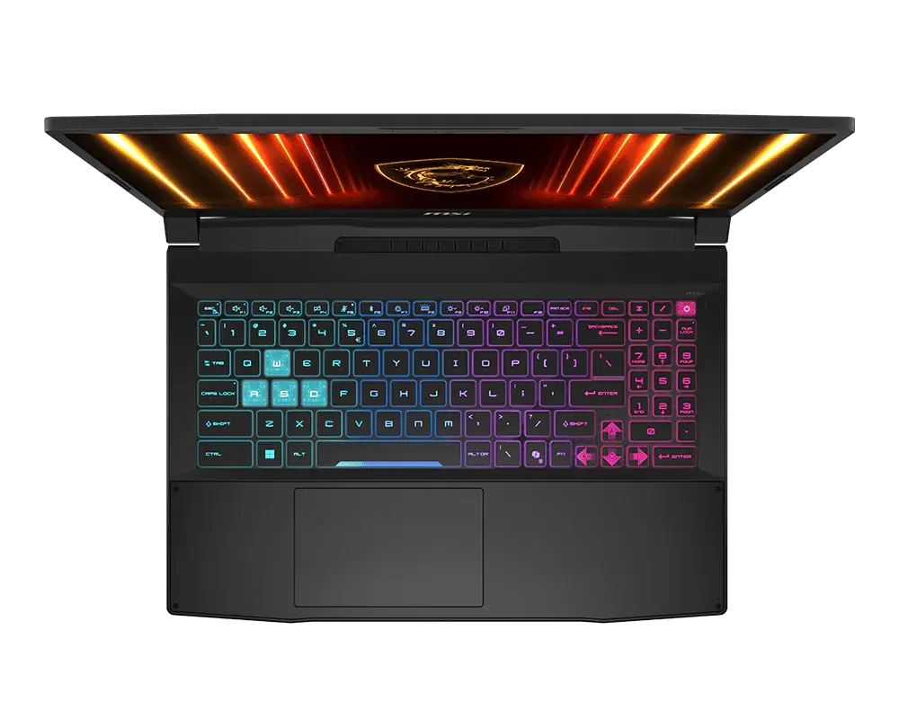 Лаптоп, MSI Katana 15 HX B14WEK, i7-14650HX (16C/24T 8P+8E up to 5.2 GHz), NVIDIA GeForce RTX 5050 8GB GDDR7 440 AI TOPS, 15.6" QHD (2560x1440) 165Hz, IPS-Level, 16GB DDR5 1x16 5600MHz, 1TB SSD Gen4x4, Intel WiFi 6E, BT5.3, 4 Zone RGB Kbd, NO OS, 2.4kg - image 4