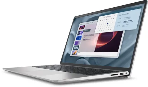 Лаптоп, Dell Pro 15 Essential PV15250, Intel Core 3 100U (6 cores, up to 4.7 GHz), 15.6" FHD (1920x1080) 120Hz WVA AG, 8GB, 1x8GB, DDR5, 4400MT/s, 512GB M.2 PCIe NVMe, Intel UHD Graphics, HD RGB cam, Wi-Fi 6, FPR, BG kbd, Ubuntu, Platinum Silver, 3Y PS - image 2