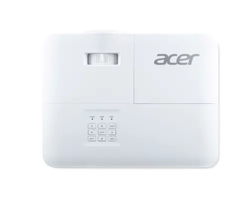 Мултимедиен проектор, Acer Projector P1258i, DLP, XGA (1024x768), 4800 ANSI Lumens, 20000:1, 1.3x, 2x HDMI (1.4a), VGA, RCA, Wireless dongle included, Audio in/out (3.5mm), VGA out, DC Out (5V/1A, USB-A), Speaker 10W, Bluelight Shield, 2.8kg, Bag, 3Y, White - image 2