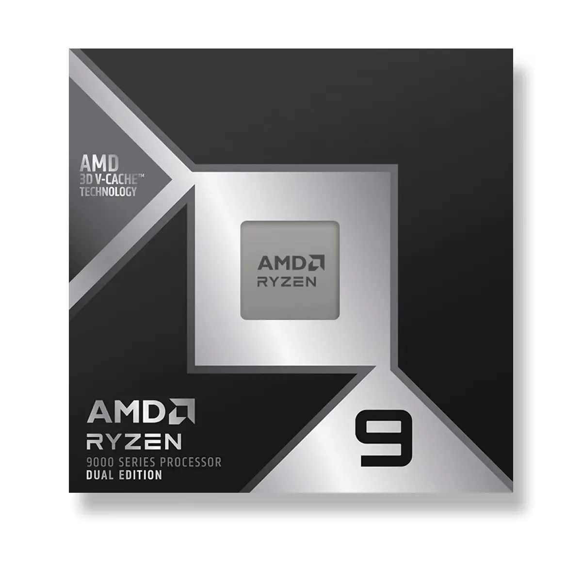 Процесор AMD RYZEN 9 9950X3D2 Dual Edition, 16-Core, 4.3 GHz, 192MB, 200W, AM5, BOX, No Cooler - image 1