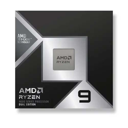 Процесор AMD RYZEN 9 9950X3D2 Dual Edition, 16-Core, 4.3 GHz, 192MB, 200W, AM5, BOX, No Cooler - image 1