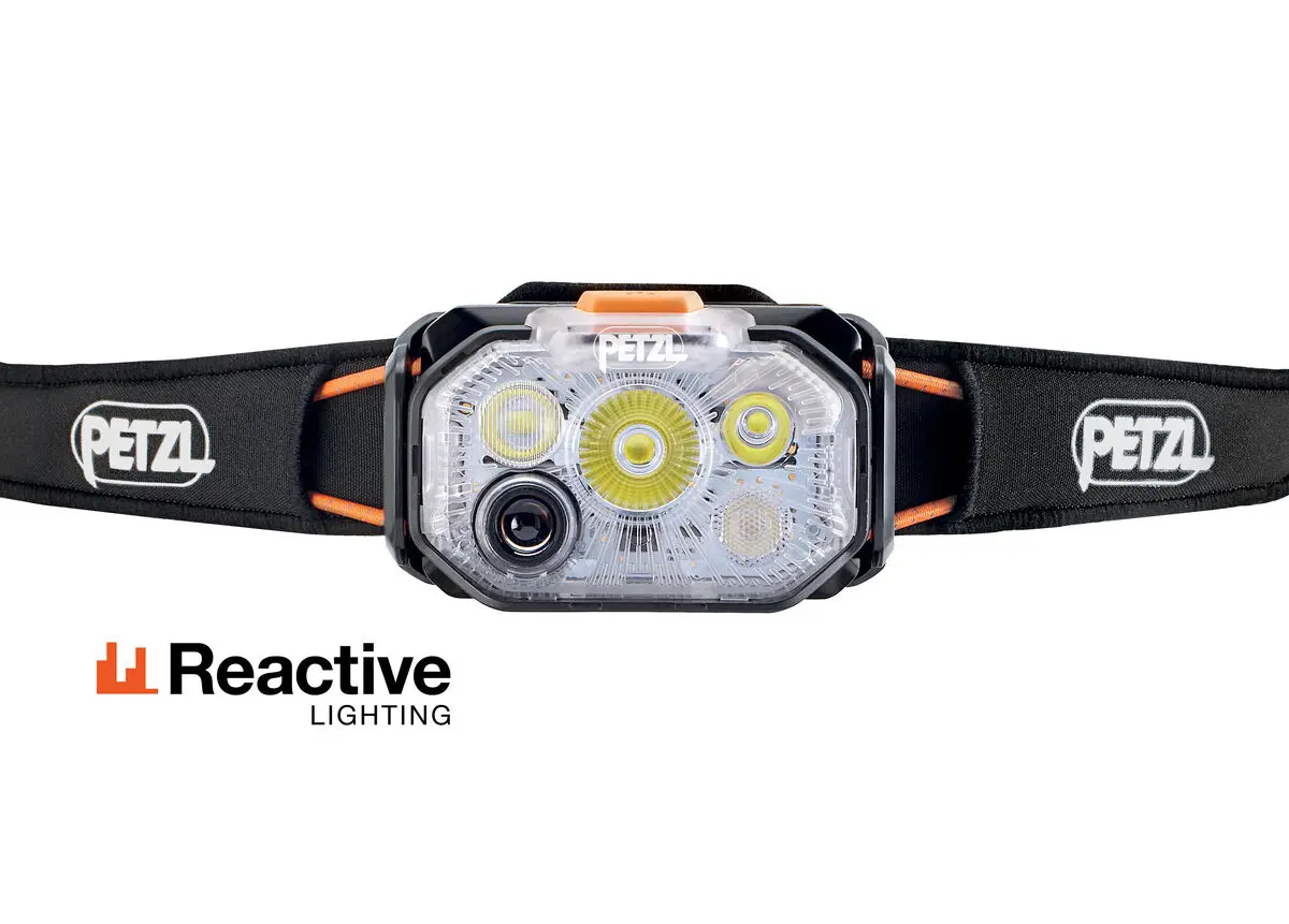 Челник PETZL SWIFT RL 2026, 1200 Лумена, Черен/оранжев - image 3