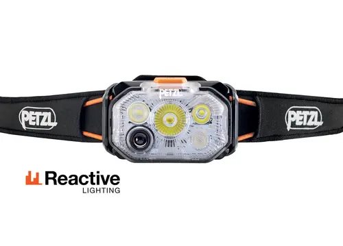 Челник PETZL SWIFT RL 2026, 1200 Лумена, Черен/оранжев - image 3