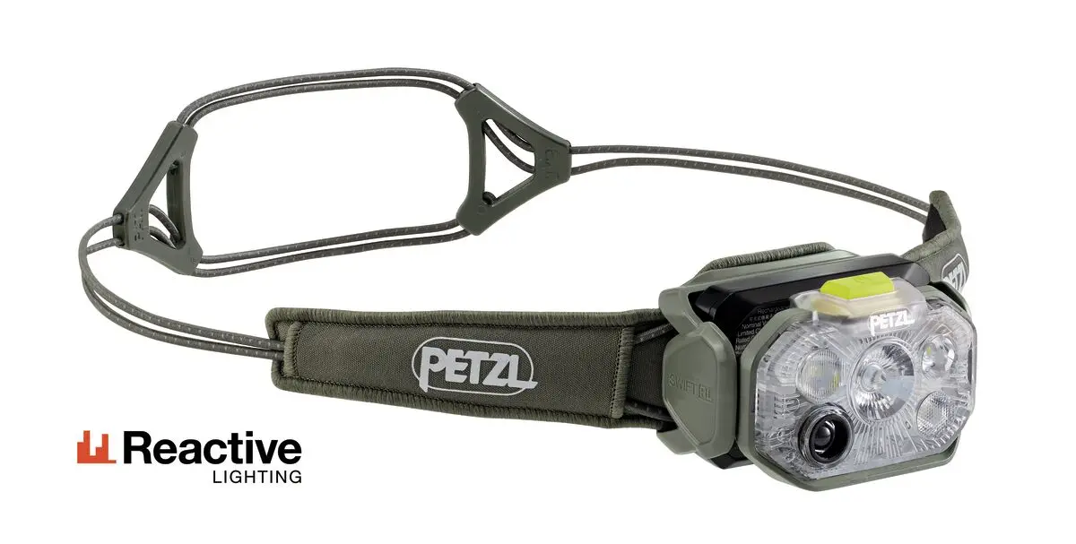 Челник PETZL SWIFT RL 2026, 1200 Лумена, Зелен