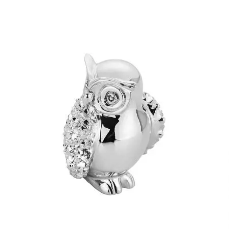 Бухалче сребърно - 7 см - image 1