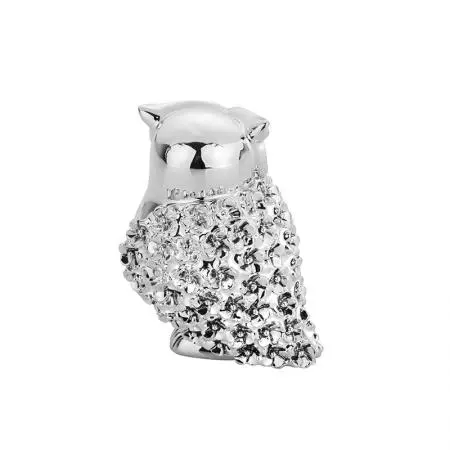 Бухалче сребърно - 7 см - image 2