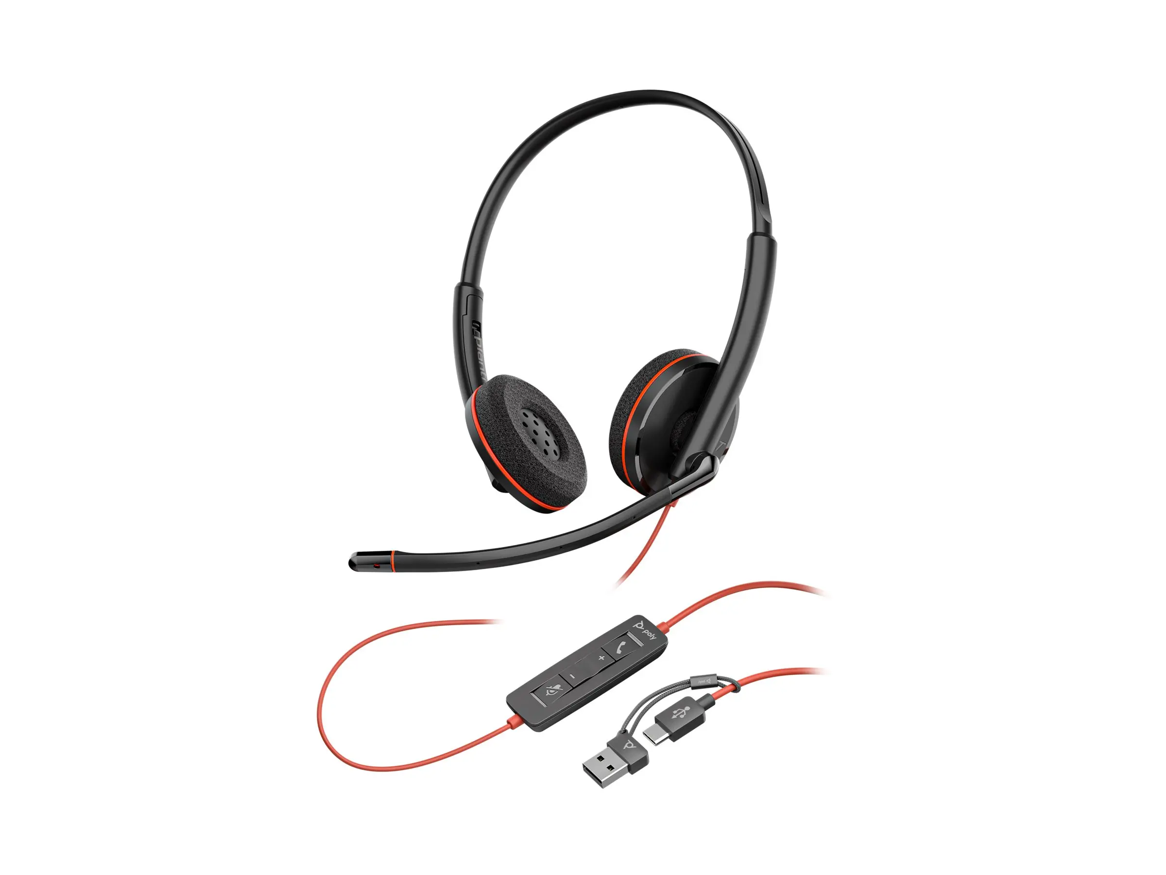HP Poly BW 3220 Stereo USB-C HS +USB-C/A - image 1