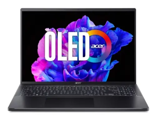 Лаптоп, Acer Swift Go 16 Pro, SFG16-71-74R0, Intel Core i7-13620H (up to 4.9GHz, 24MB), 16" CineCrystal 3,2K OLED 120Hz, 16 GB LPDDR5 RAM OB, SSD 1000GB PCIe Gen4, Intel UHD, WIFI6E+BT 5.2, Micro SD, FPR, No Cyrilic, QHD Cam, Win 11 Home 64 bit, Ice Black - 2