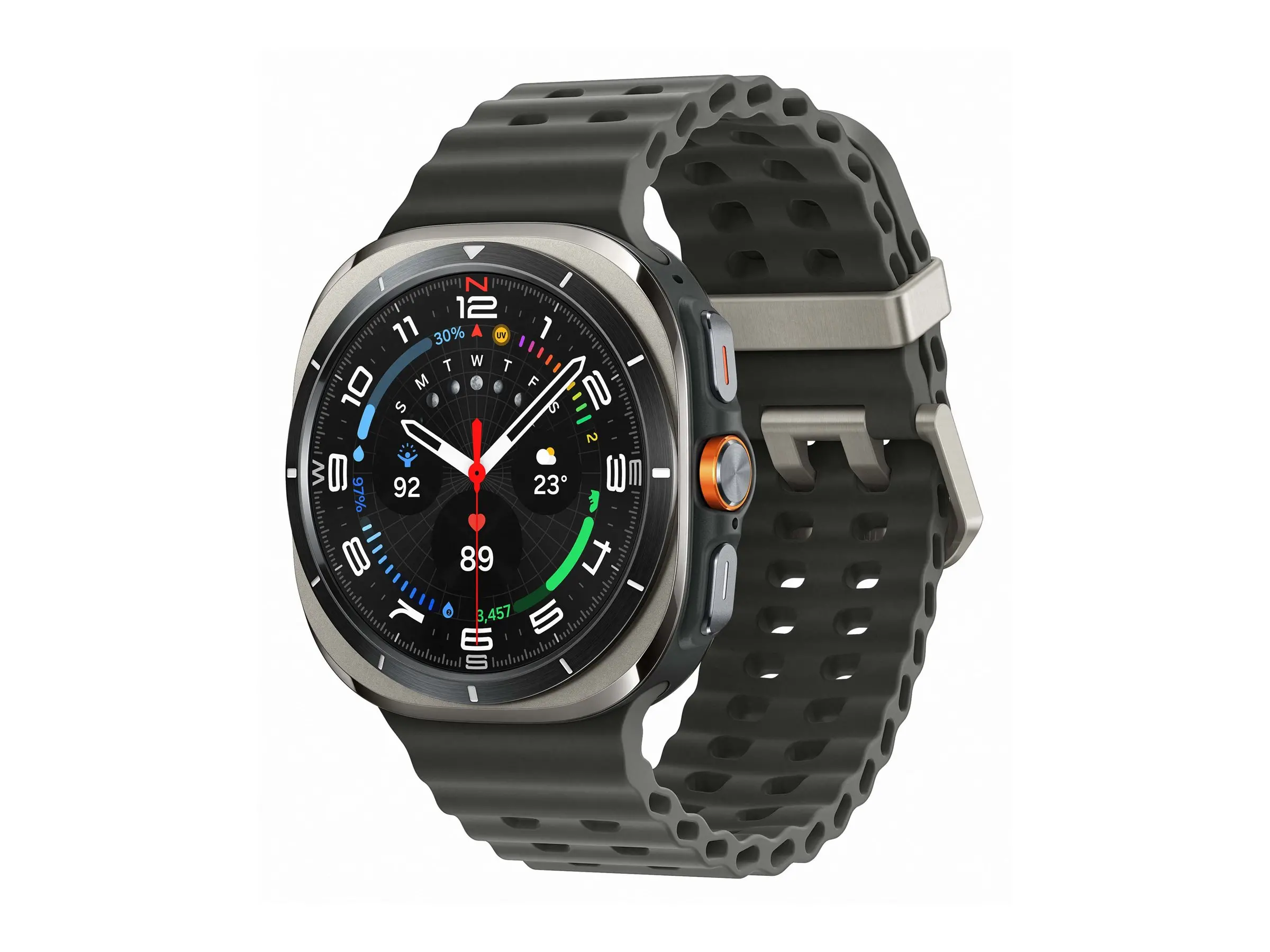 Часовник, Samsung L705 Galaxy Watch Ultra (2025) 47mm LTE Titanium Silver - image 2