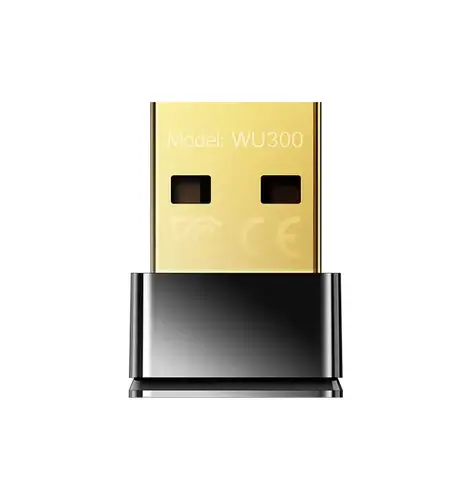 Безжичен нано адаптер Cudy WU300 WiFi 6, 286 Mbps, USB 2.0 - image 1