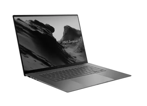 Лаптоп, Asus Zenbook S UM5606GA-SR391XNA, AMD Ryzen 9 465 ,2.0GHz (34MB Cache, up to 5.0GHz)50TOPS, 16 " OLED WQXGA+(WQ+) 2880*1800 16:10 Bend+500nits, 120Hz, Glare , 32GB LPDDR5X (32GB on BD),2TB SSD, Backlit Kbd, Win 11 Pro,Antrim Gray, Sleev, no adapter - image 1