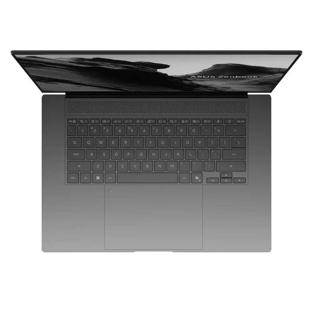 Лаптоп, Asus Zenbook S UM5606GA-SR391XNA, AMD Ryzen 9 465 ,2.0GHz (34MB Cache, up to 5.0GHz)50TOPS, 16 " OLED WQXGA+(WQ+) 2880*1800 16:10 Bend+500nits, 120Hz, Glare , 32GB LPDDR5X (32GB on BD),2TB SSD, Backlit Kbd, Win 11 Pro,Antrim Gray, Sleev, no adapter - image 3