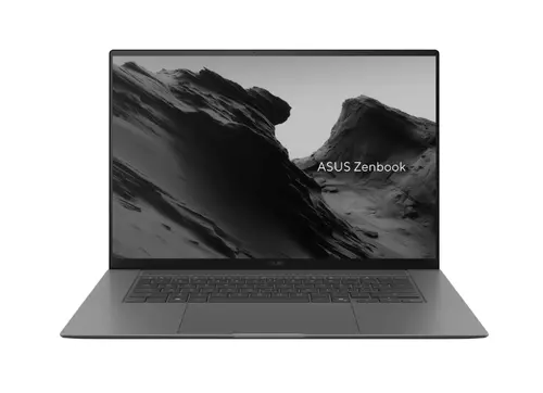 Лаптоп, Asus Zenbook S UM5606GA-SR391XNA, AMD Ryzen 9 465 ,2.0GHz (34MB Cache, up to 5.0GHz)50TOPS, 16 " OLED WQXGA+(WQ+) 2880*1800 16:10 Bend+500nits, 120Hz, Glare , 32GB LPDDR5X (32GB on BD),2TB SSD, Backlit Kbd, Win 11 Pro,Antrim Gray, Sleev, no adapter