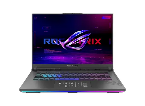 Лаптоп, Asus Strix G16 G614PM-RV160,Ryzen 9 8940HX 2.4GHz (80MB Cache, up to 5.3GHz, 16 cores, 32 Threads)16.0  WUXGA 1920X1200 16:10 Bend+300nits Anti-Glare sRGB 100% Wide View,165Hz,DDR5 32GB ( 16GB DDR5-5200 SO-DIMM *2 ) ,1TB G4 , RTX 5060  8GB,Wi-Fi 6E No OS - image 2