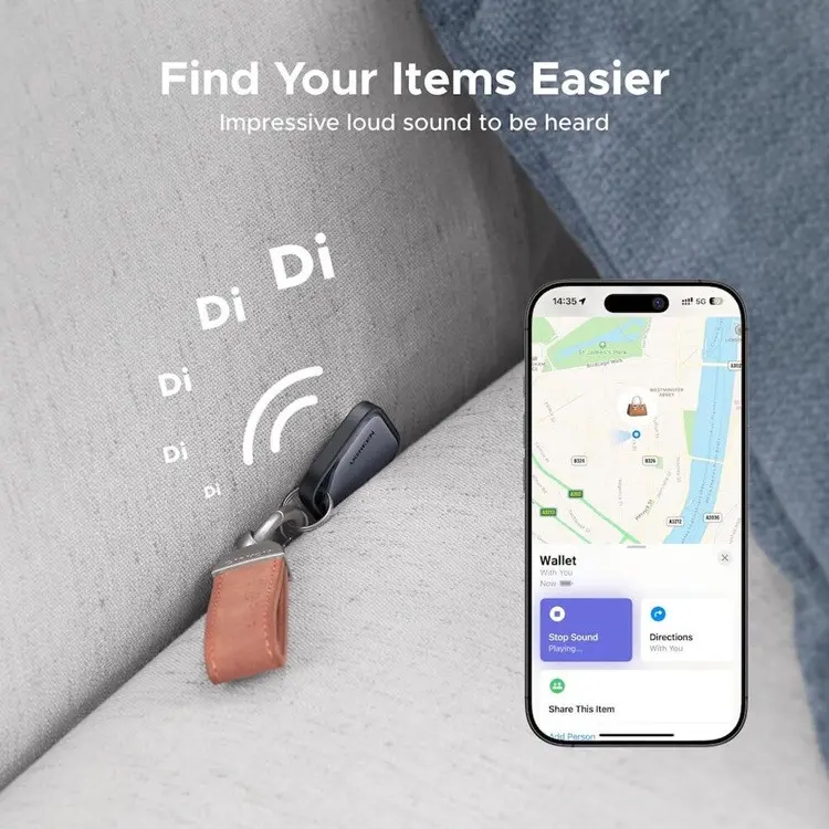 DISPOZITIV SMART PENTRU LOCALIZAREA OBIECTELOR PIERDUTE FINDER APPLE CERTIFIED Bluetooth 5.0 UGREEN - image 3