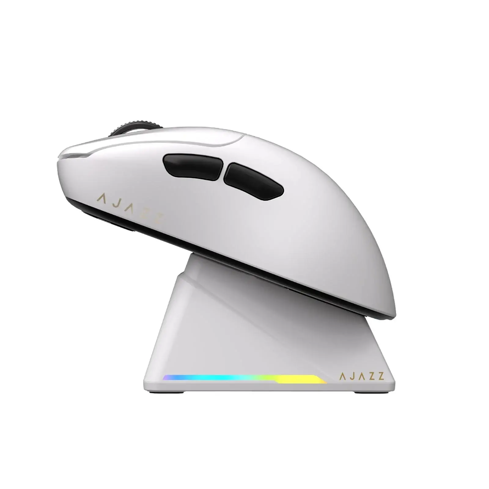 Ajazz професионална геймърска мишка AJ179 PRO - Wireless Gaming Mouse - 8K, Magnetic Charging Dock, White - image 2