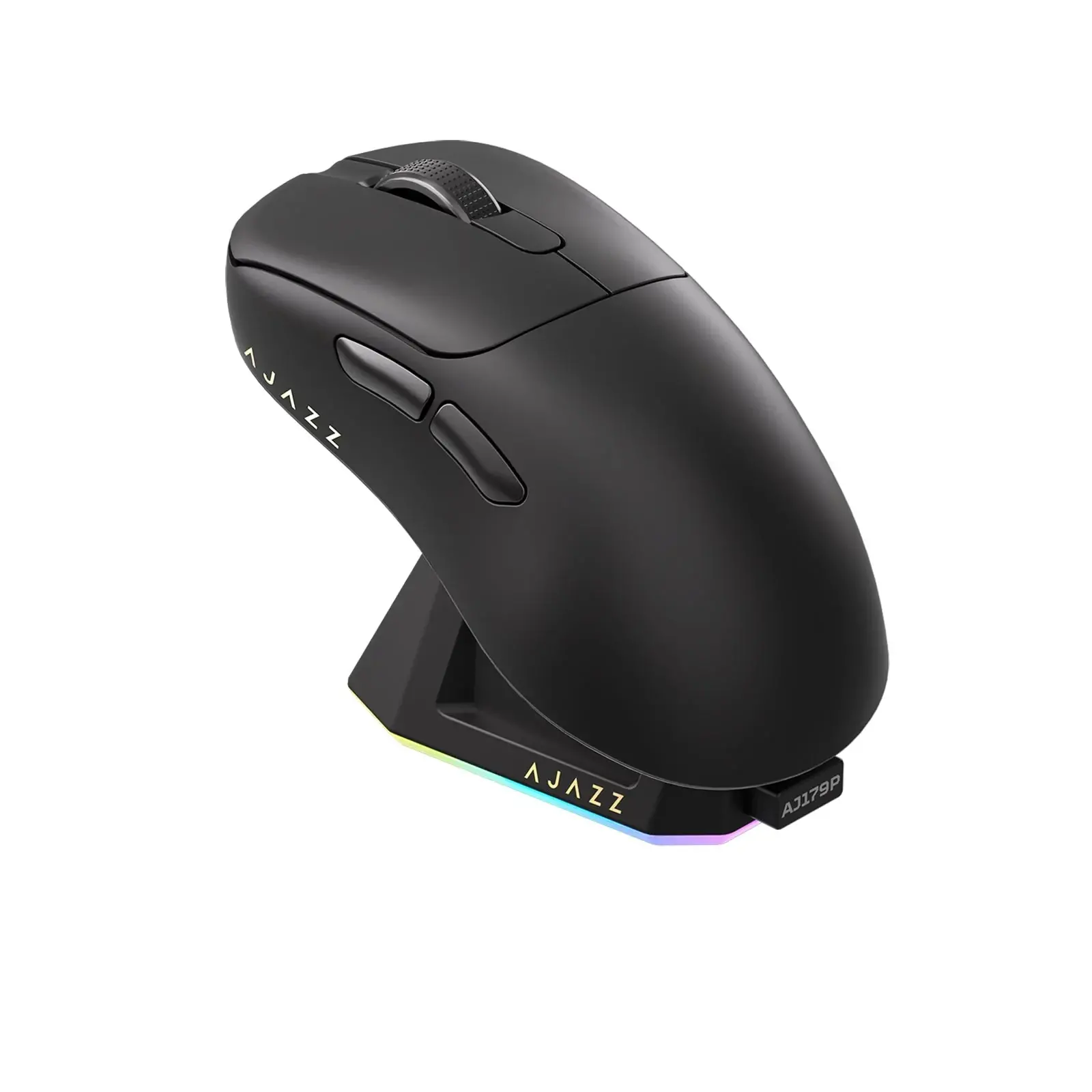 Ajazz професионална геймърска мишка AJ179 PRO - Wireless Gaming Mouse - 8K, Magnetic Charging Dock, Black - image 1