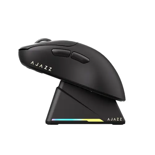 Ajazz професионална геймърска мишка AJ179 PRO - Wireless Gaming Mouse - 8K, Magnetic Charging Dock, Black - image 2