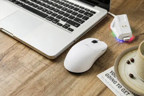 Ajazz професионална геймърска мишка AJ159 PRO - Wireless Gaming Mouse - 8K, Magnetic Charging Dock, Black - image 2