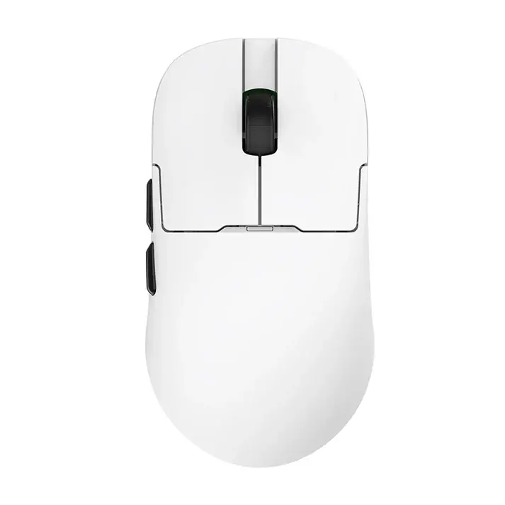 Ajazz επαγγελματικό gaming ποντίκι AJ159P MC - Ασύρματο Gaming Ποντίκι - 1K, Μαγνητική βάση φόρτισης, Λευκό