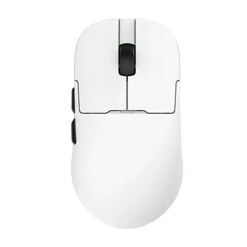 Ajazz mouse gaming profesional AJ159P MC - Mouse gaming wireless - 1K, Dock de încărcare magnetic, Alb - 1