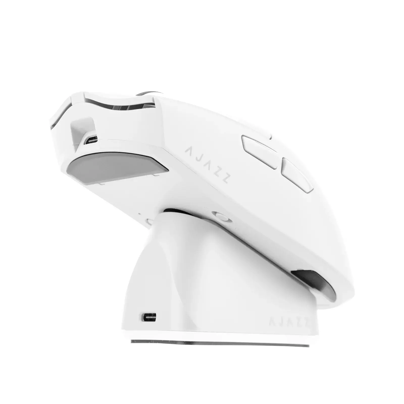 Ajazz професионална геймърска мишка AJ139P V3 MC - Wireless Gaming Mouse - 1K, Magnetic Charging Dock, White - image 4