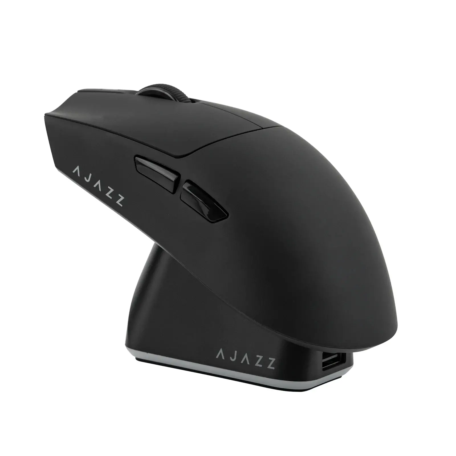Ajazz професионална геймърска мишка AJ139P V3 MC - Wireless Gaming Mouse - 1K, Magnetic Charging Dock, Black - image 3