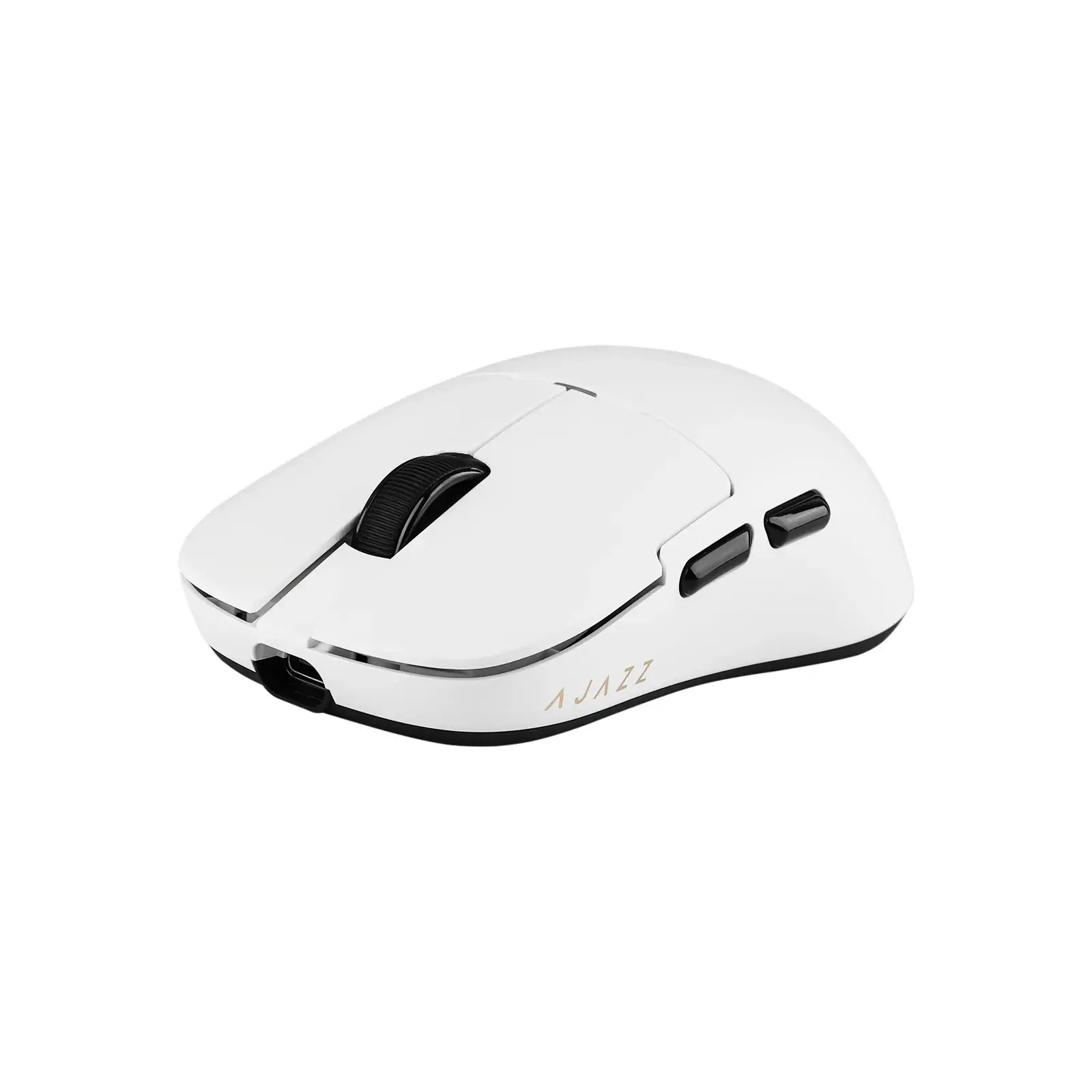 Ajazz професионална геймърска мишка AJ159 APEX - Wireless Gaming Mouse - 8K, Magnetic Charging Dock, White - image 3
