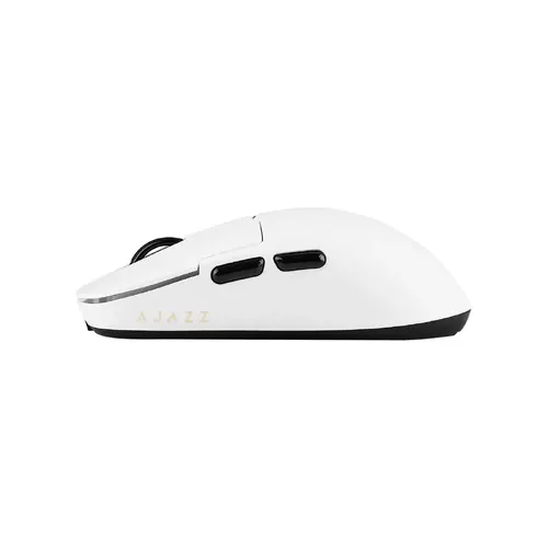 Ajazz професионална геймърска мишка AJ159 APEX - Wireless Gaming Mouse - 8K, Magnetic Charging Dock, White - image 4