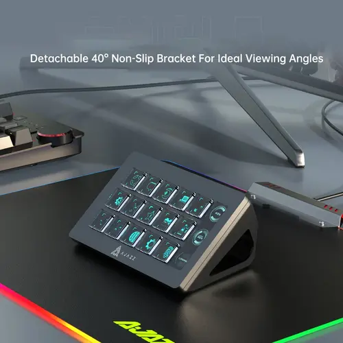 Ajazz hub/deck de streaming Streaming HUB AKP153E Negru - 11