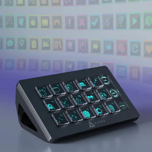 Ajazz стрийминг хъб/дек Streaming HUB AKP153E Black - image 11