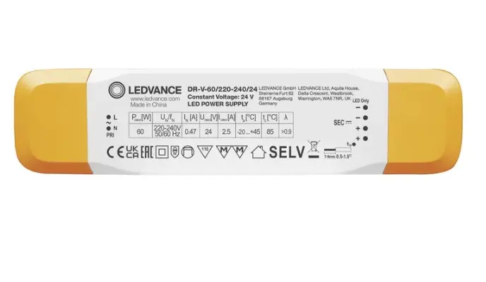 LED ЗАХРАНВАНЕ DR-VAL-60/220-240/24 10X1 LEDVANCE - image 1