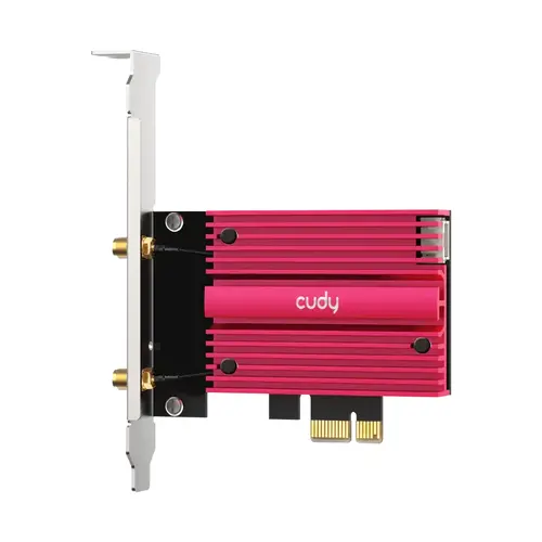 Мрежова карта Cudy WE9300S, Tri-Band WiFi 7 PCI-e, 5760 + 2880 Mbps - image 1