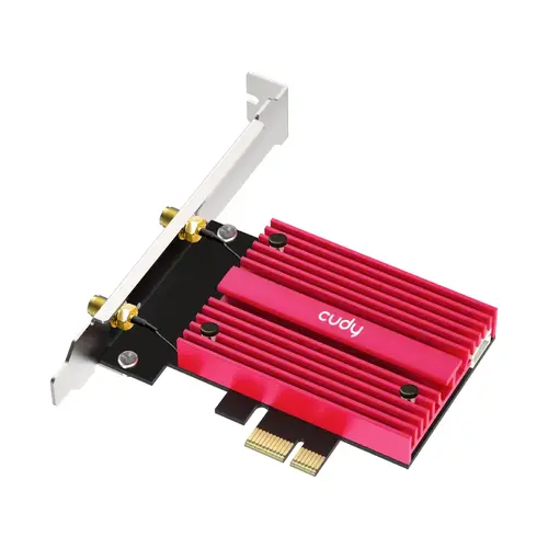 Мрежова карта Cudy WE9300S, Tri-Band WiFi 7 PCI-e, 5760 + 2880 Mbps - image 2