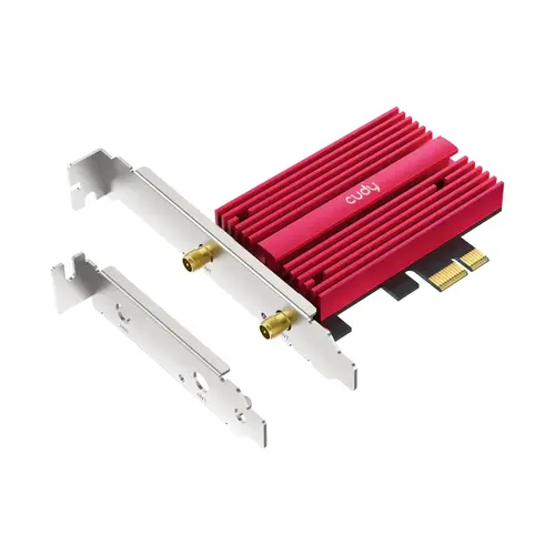 Мрежова карта Cudy WE9300S, Tri-Band WiFi 7 PCI-e, 5760 + 2880 Mbps - image 3