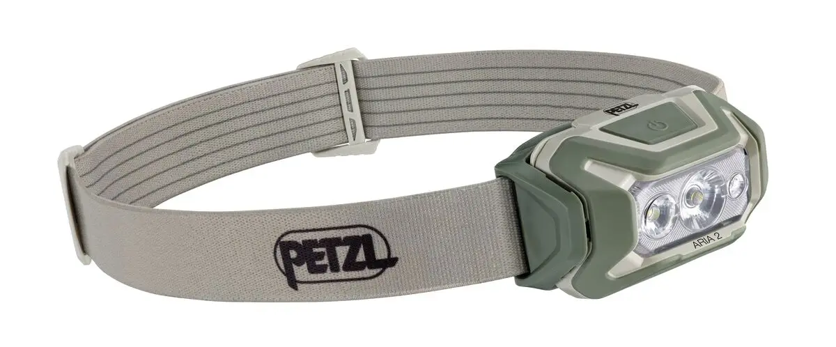 Φακός κεφαλής PETZL ARIA 2 RGB, 450 λούμεν, Sand