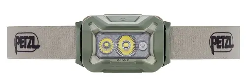 Lanternă frontală PETZL ARIA 2 RGB, 450 lumeni, Nisipiu - 2