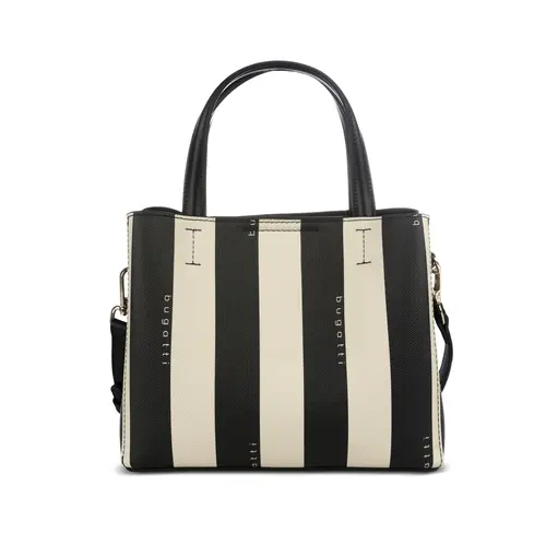 Дамска чанта Bugatti Cleo Tote Bag Small, екокожа, черна