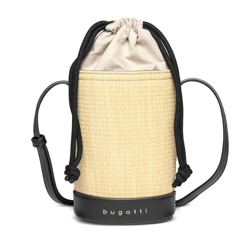 Geantă de damă Bugatti Isa Purse Bag, piele ecologică, bej - 1