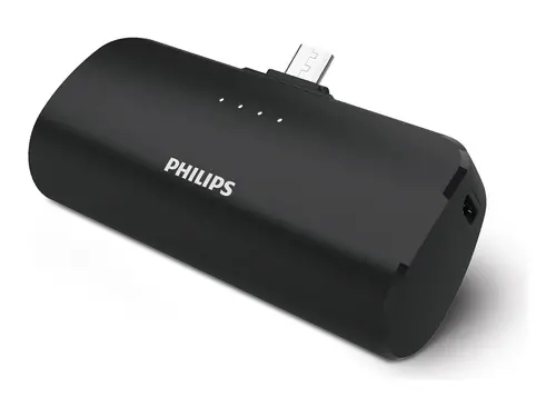 PHILIPS Power Bank 2500mAh cu port USB-C, negru - 1