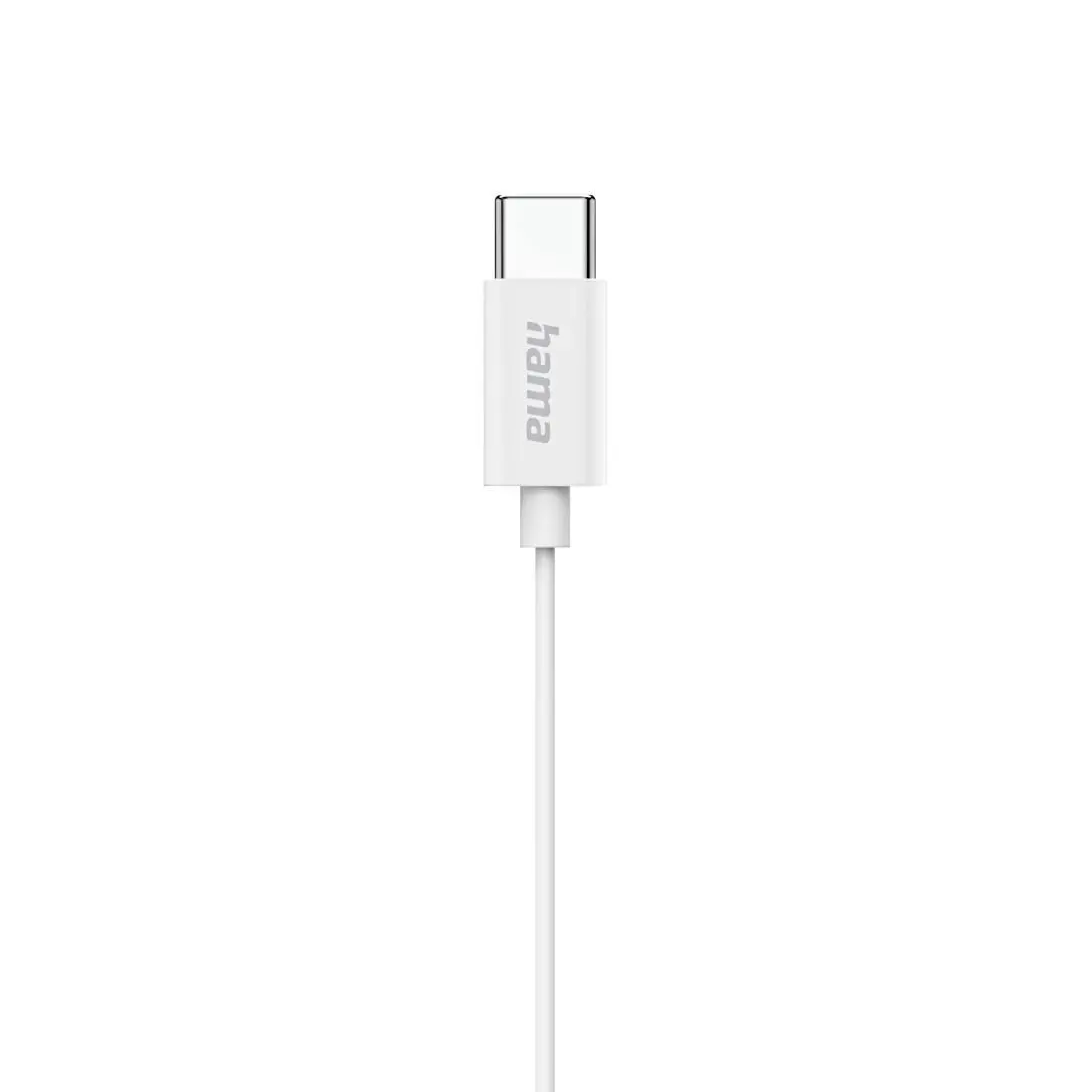 HAMA Слушалки "Classy" USB-C, накрайници, микрофон, защита от прегъване на кабел, бял - image 3