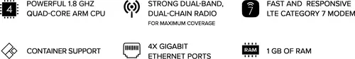 Безжичен рутер Mikrotik Chateau LTE7 ax, S53UG+5HaxD2HaxD-TC&R11e-LTE7 - 4
