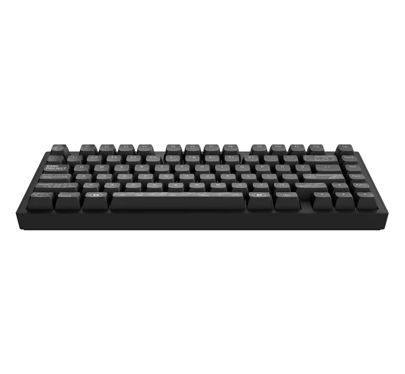 Геймърскa безжична клавиатура Dark Project ALU81A Terra Nova V2 Black RGB - image 1