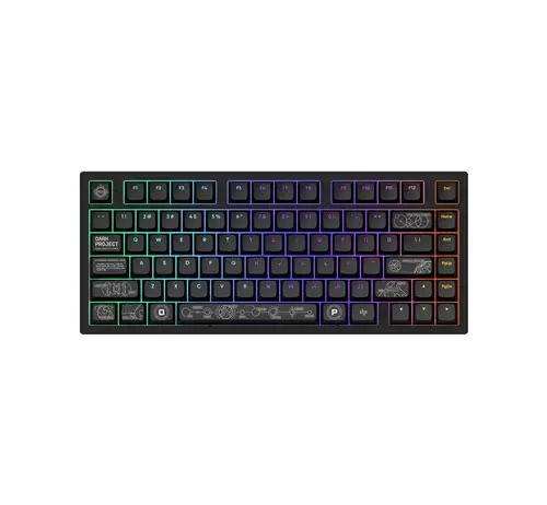 Tastatură wireless de gaming Dark Project ALU81A Terra Nova V2 Negru RGB - 1
