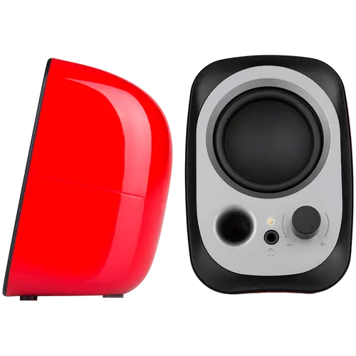 Edifier R12U 2.0 Audio System, USB, AUX, 2.25-inch Drivers, 4W (RMS), Volume Control, Red - image 2