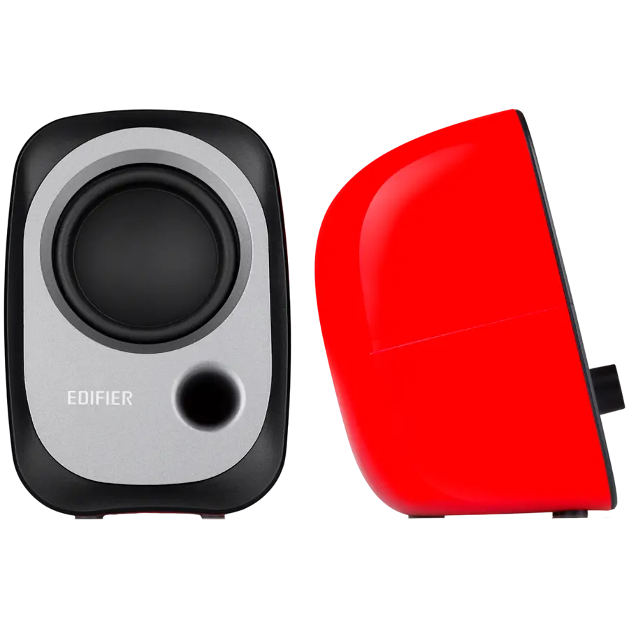 Edifier R12U 2.0 Audio System, USB, AUX, 2.25-inch Drivers, 4W (RMS), Volume Control, Red - image 3