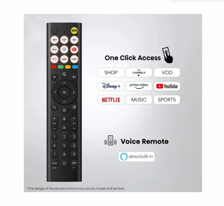 Телевизор, Hisense 65"U7SE, 4K Ultra HD 3840x2160, ULED, FALD, Quantum Dot, 144Hz, IPS, HDR 10+, HLG, Dolby Vision IQ, Dolby Atmos, Smart TV, WiFi 5GHz, WiFi Direct, BT, Anyview Cast,light sensor, 4xHDMI, 2xUSB, LAN, CI+, DVB-T2/C/S2, Black - image 3